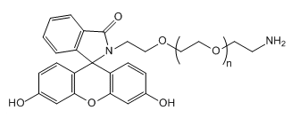 FITC-PEG-NH2；Fluorescein-PEG-Amine；氨基-聚乙二醇-荧光素