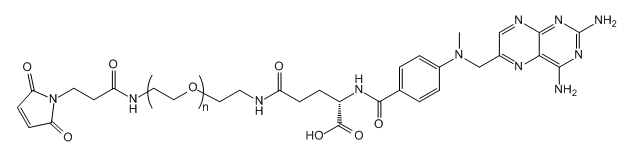 MTX-PEG-Mal；甲氨蝶呤-聚乙二醇-马来酰亚胺；Methotrexate-PEG-Maleimid