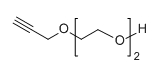 CAS：7218-43-1；Alkyne-PEG2-OH；2-[2-(2-丙炔氧基)乙氧基]乙醇