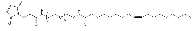 Mal-PEG-OLA；马来酰亚胺-聚乙二醇-油酸；Maleimide-PEG-Oleic acid