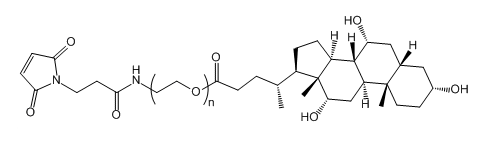 Mal-PEG-CLA；马来酰亚胺-聚乙二醇-胆酸；Maleimide-PEG-Cholic acid