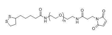 LA-PEG-Mal；硫辛酰胺-聚乙二醇-马来酰亚胺；Lipoic acid-PEG-Maleimide