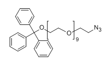 CAS： 877239-08-2；Trityl-PEG9-N3；分子式：  C39H55N3O10