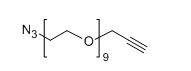 Alkyne-PEG9-N3；Propargyl-PEG9-N3；分子式：  C21H39N3O9