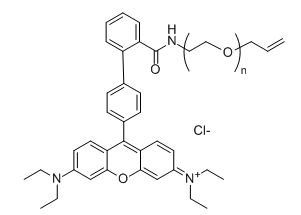 RB-PEG-Alkene；罗丹明B-聚乙二醇-烯；Rhodamine B-PEG-Alkene