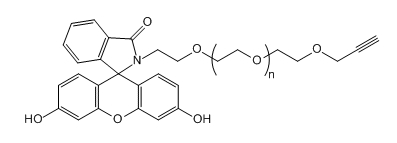 FITC-PEG-Alkyne；Fluorescein-PEG-Alkyne；荧光素-聚乙二醇-炔基
