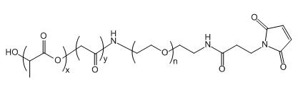 PLGA(5K)-PEG-Mal；聚（乳酸-共-乙醇酸）(5K)-聚乙二醇-马来酰亚胺；Poly(lactic-co-glycoclic acid)(5K)-PEG-Maleimide