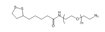 LA-PEG-N3；Lipoic acid-PEG-Azide；硫辛酸-聚乙二醇-叠氮