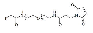 IA-PEG-Mal；α-碘乙酰基-ω-马来酰亚胺基聚乙二醇；Iodoacetate-PEG-Maleimide