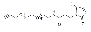 AlKyne-PEG-Mal；α-炔基-ω-马来酰亚胺基聚乙二醇；AlKyne-PEG-Maleimide