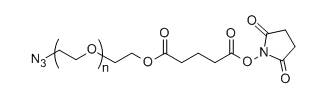 N3-PEG-SG；Azide-PEG-Succinimidyl Glutarate ester