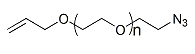 Azide-PEG-Alkene；N3-PEG-Alkene；叠氮基-聚乙二醇-烯基