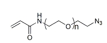 ACA-PEG-N3；Acrylamide-PEG-Azide；丙烯酰胺-聚乙二醇-叠氮基