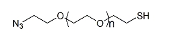N3-PEG-SH；Azide-PEG-Thiol；α-叠氮基-ω-巯基聚乙二醇