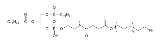 DPPE-PEG-N3；二棕榈酰磷酯酰乙醇胺-聚乙二醇-叠氮基