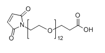 Mal-PEG12-COOH；马来酰亚胺-十二聚乙二醇-羧基；Mal-PEG12-Acid