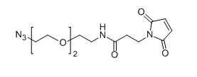 Azido-PEG2-Maleimide；N3-PEG2-Mal；分子式： C13H19N5O5