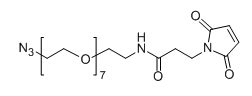 Azido-PEG7-Maleimide；N3-PEG7-Mal；分子式：C23H39N5O10
