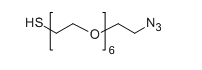 Thiol-PEG6-Azide；SH-PEG6-N3；分子式：C14H29N3O6S