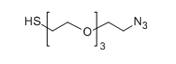 CAS ： 1347750-79-1；SH-PEG3-N3；巯基-三聚乙二醇-叠氮