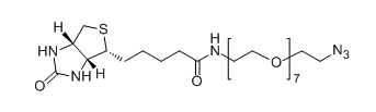 CAS：1334172-75-6；Biotin-PEG7-N3；分子式：C26H48N6O9S
