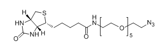CAS ：1163732-89-5；Biotin-PEG5-N3；分子式：C22H40N6O7S