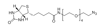 CAS ：1309649-57-7；Biotin-PEG4-N3；分子式：C20H36N6O6S