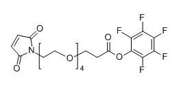 CAS No.：  1415800-42-8；Mal-PEG4-PFP应用于医学研究