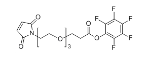 CAS No.：  1807534-78-6；Mal-PEG3-PFP