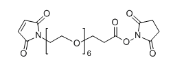 CAS No.：  1599472-25-9；Mal-PEG6-NHS