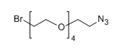 Br-PEG4-N3；分子式：  BrC10H20N3O4；分子量：  326.2