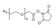 Azido-PEG8-CH2CO2-NHS；N3-PEG8-SCM
