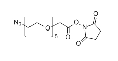 Azido-PEG5-CH2CO2-NHS；N3-PEG5-CH2CO2-NHS