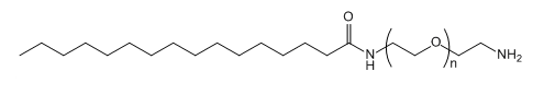 Palmitic acid-PEG-NH2 棕榈酸-聚乙二醇-氨基 Palmitic acid-PEG-Amine