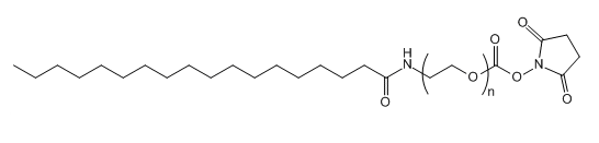 STA-PEG-SC；单硬脂酸-聚乙二醇-琥珀酰亚胺酯；Stearic acid-PEG-NHS