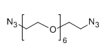 Azido-PEG6-Azido；N3-PEG6-N3；C14H28N6O6；分子量：  376.21