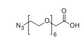 880129-82-8；N3-PEG6-CH2COOH；C14H27N3O8；分子量：  365.379