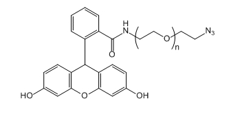 FAM-PEG-N3；FAM-PEG-Azide；荧光素标记-聚乙二醇-叠氮