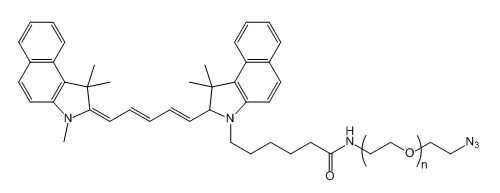 CY5.5-PEG-N3；CY5.5-PEG-Azide；CY5.5-聚乙二醇-叠氮基