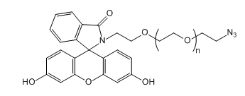 FITC-PEG-N3；FITC-PEG-Azide；荧光素-聚乙二醇-叠氮基