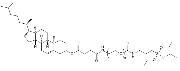 CLS-PEG-Silane；胆固醇-聚乙二醇-有机硅；Cholesterol-PEG-Silane