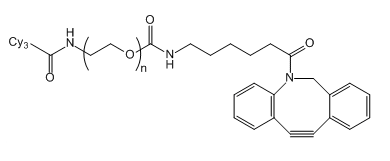 Cy3-PEG-DBCO；CY3-聚乙二醇-二苯并环辛炔；Cy3-PEG-Dibenzocycolctyne