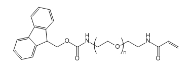 Fmoc-NH-PEG-ACA；Fmoc-NH-PEG-Acrylamide；芴甲氧羰酰基-聚乙二醇-丙烯酰胺