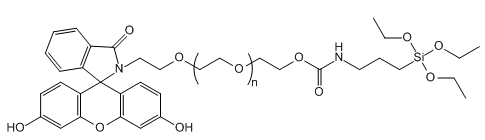 FITC-PEG-Silane；荧光素-聚乙二醇-三乙氧基硅烷；Fluorescein-PEG-Silane