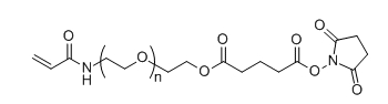 ACA-PEG-SG；Acrylamide-PEG-Succinimidyl Glutarate ester