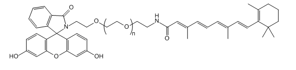 FITC-PEG-Tretinoin；荧光素-聚乙二醇-全反式维甲酸；FITC-PEG-Retinoic acid