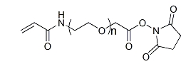 ACA-PEG-SCM；α-丙烯酰胺-ω-琥珀酰亚胺碳酸酯基聚乙二醇
