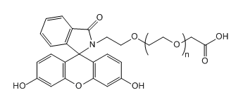 FITC-PEG-COOH；荧光素-聚乙二醇-羧基；Fluorescein-PEG-Acetic Acid