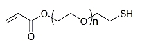 AC-PEG-SH；Acrylate-PEG-Thilo；α-丙烯酸酯基-ω-巯基聚乙二醇