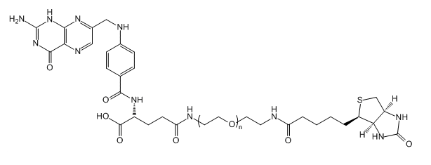 Biotin-PEG-FA；生物素-聚乙二醇-叶酸；Biotin-PEG-Folic Acid